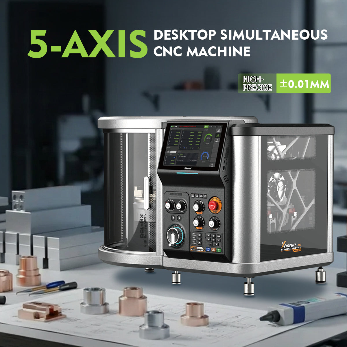 Xhorse3D Desktop CNC for Custom Metal Components XM-100